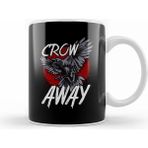 Humuts Crow Away Pun Funny Antisocial Gamer Introvert Beyaz Kupa