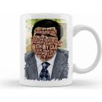 Humuts Crying Michael Scott 02 Beyaz Kupa