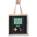 Humuts Cute Adventure Time Bmo Hello World Programmer Programming Female 01 Bez Çanta