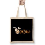 Humuts Cute Be Mine Bee Valentine's Day Adorable Pun Bez Çanta