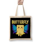 Humuts Cute Butterfly Stick Of Butter With Wings Pun Bez Çanta