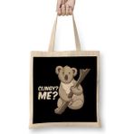 Humuts Cute Clingy Me No Way Koala Funny Animal Pun Bez Çanta