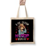 Humuts Cute Eat Sleep K Pop Repeat Kpop Korean Music Bez Çanta