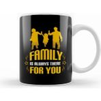 Humuts Cute Family Is Always There For You Supportive Kupa Bardak