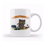 Humuts Cute Funny Catastrophe Kitten Spilling Drinks Cat Kupa Bardak