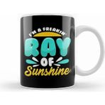 Humuts Cute Funny I am a Freakin Ray of Sunshine Kupa