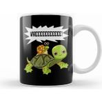 Humuts Cute & Funny Snail Riding On Turtle Yelling Whee Kupa