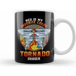 Humuts Cute Red Is My Favorite Color Tornado Chaser Beyaz Kupa