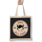 Humuts D Va Overwatch All Star Converse Açık Bej Uzun Saplı Bez Çanta