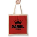 Humuts Daniel Name Personalized Custom Design Gift Baby-Gift For Him Bez Çanta