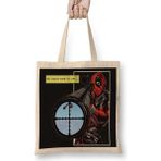 Humuts Deadpool Big Gun 2 Açık Bej Uzun Saplı Bez Çanta