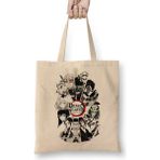 Humuts Demon Slayer All Characters Black And White Bez Kadın Günlük Çanta