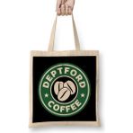 Humuts Deptford Coffee Starbucks Açık Bej Uzun Saplı Bez Çanta