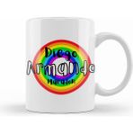 Humuts Diego Armando Maradon Retro Rainbow Style Kupa Bardak