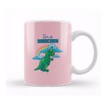 Humuts Dinosaur Retro Pixel I'm A Dinocorn Kupa Bardak