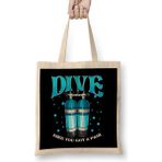 Humuts Dive Like You Got A Pair Funny Scuba Diving Pun Bez Çanta