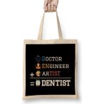 Humuts Doctor Engineer Artist Dentist 010 Bez Kadın Günlük Çanta
