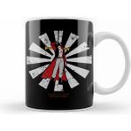 Humuts Dracule Mihawk Retro Japanese One Piece Beyaz Kupa