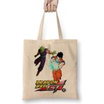 Humuts Dragon Ball Gt Açık Bej Uzun Saplı Bez Çanta