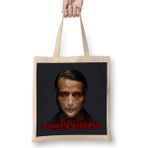 Humuts Dragon Hannibal Masked Açık Bej Uzun Saplı Bez Çanta
