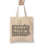 Humuts Dunder Mifflin Paper Company Açık Bej Uzun Saplı Bez Çanta