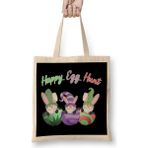 Humuts Easter Egg Hunt Happy Egg Hunt Bez Uzun Saplı Açık Bej Rengi Çanta