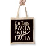 Humuts Eat Pasta Swim Fasta Swimmer Swimming Indoor Pool Athlete Bez Uzun Saplı Açık Bej Rengi Çanta