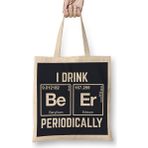 Humuts Element For A Beer Açık Bej Uzun Saplı Bez Çanta