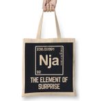 Humuts Element Of Surprise The Ninja Açık Bej Uzun Saplı Bez Çanta
