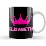 Humuts Elizabeth Name Personalized Custom Vintage Retro Rainbow Style Design Gift Baby Gift For Her Kupa