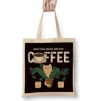 Humuts Enjoy Garden With Coffee Plants Cat Gardening Planting Lawn Bez Uzun Saplı Açık Bej Rengi Çanta