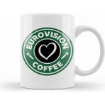 Humuts Eurovision Coffee Beyaz Kupa
