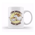 Humuts Even Unicorns Need Coffee Kupa