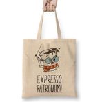 Humuts Expresso Patronum Açık Bej Uzun Saplı Bez Çanta