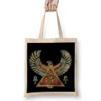 Humuts Eye Of Horus Wadjet Gemstone And Gold Bez Kadın Günlük Çanta