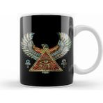 Humuts Eye Of Horus Wadjet Gemstone And Gold Kupa