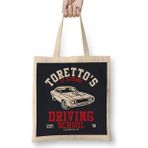 Humuts Fast and the Furious Torettos Driving School Uzun Saplı Açık Bej Bez Çanta