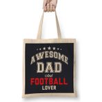 Humuts Fathers Day Awesome Dad And Cider Lover Bez Uzun Saplı Açık Bej Rengi Çanta