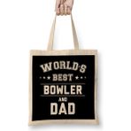 Humuts Fathers Day World's Best Boxer And Dad Tasse Bez Uzun Saplı Açık Bej Rengi Çanta