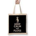 Humuts Flossing Keep Calm And Floss Bez Çanta