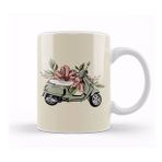 Humuts Flower Vespa Kupa Bardak