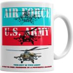 Humuts Flying Military Helicopter Army Kupa Bardak