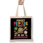Humuts Forget Princess I Want To Be An Astrophysicist Pun Bez Uzun Saplı Açık Bej Rengi Çanta