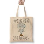 Humuts Free Lula Açık Bej Uzun Saplı Bez Çanta