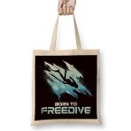 Humuts Freediving Freediver Scuba Diving Diver Underwater Ocean Sea Bez Kadın Günlük Çanta