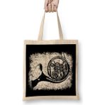 Humuts French Horn Big Band Gifts Marching Band Vintage French Horn Müzik Bez Kadın Günlük Çanta
