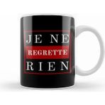 Humuts French Slogan Je Ne Regrette Rien Kupa Bardak