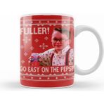 Humuts Fuller Go Easy Home Alone Christmas Knit Beyaz Porselen Kupa Bardak