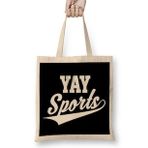Humuts Funny and Sarcastic Yay Sports T Bez Kadın Günlük Çanta
