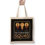 Humuts Funny Christmas Nutcracker Squad Party Shopping Tee Bez Çanta